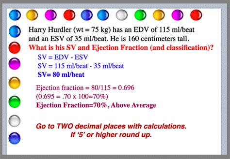 ejection fraction calculation formula|Ejection Fraction (Simplified) .